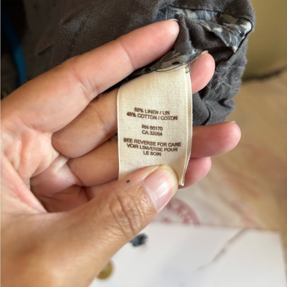 🌸Free People Cotton Utility Jacket Size 6 - Picture 4 of 5